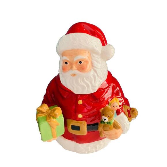 Martha Stewart 13” Santa Cookie Jar Vintage Macy’s Holiday Christmas 2011 - Picture 8 of 16